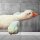 Ente Kuscheltier Kissen Figur Plüsch 42 cm Plüsch Kuschelkissen Flugente Gans weiß blau