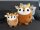 Rentier Kuscheltier Kissen Reh Kawaii braun Figur Plüsch 20 cm Plüsch Kuschelkissen
