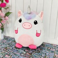 Einhorn Kuscheltier Kissen Unicorn Kawaii pink Figur Plüsch 20 cm Plüsch Kuschelkissen