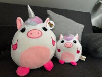 Einhorn Kuscheltier Kissen Unicorn Kawaii pink Figur Plüsch 20 cm Plüsch Kuschelkissen