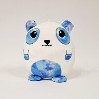 Yeti Kuscheltier Kissen Kawaii weiß blau Figur Plüsch 20 cm Plüsch Kuschelkissen