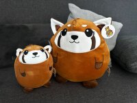 Roter Panda Kuscheltier Kissen Kawaii braun Figur Plüsch 20 cm Plüsch Kuschelkissen