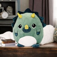 Dino Kuscheltier Kissen Dinosaurier Kawaii grün Figur Plüsch 35 cm Plüsch Kuschelkissen