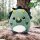 Dino Kuscheltier Kissen Dinosaurier Kawaii grün Figur Plüsch 35 cm Plüsch Kuschelkissen
