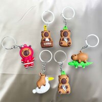 Capybara Anhänger Key Chain 4 cm Glücksbringer unsortiert nicht wählbar