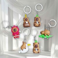 Capybara Anhänger KeyChain 4 cm Glücksbringer unsortiert nicht wählbar