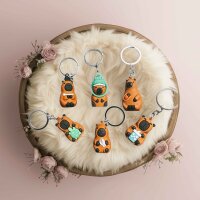 Capybara Anhänger KeyChain 4 cm Glücksbringer unsortiert nicht wählbar