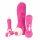 Satisfying Kuscheltier Dildo Vibrator Figur Pl&uuml;sch 50 cm Pl&uuml;sch rosa pink