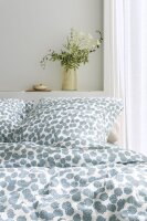 Irisette Seersucker Bettwäsche Set Easy 8587 1 x Bettbezug 135x200 cm + 1 x Kissenbezug 80x80 cm grün