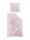 Irisette Seersucker Bettwäsche Set Easy 8587 1 Deckenbezug 155x220 cm + 1 Kissenbezug 80x80 cm rosa