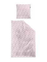 Irisette Seersucker Bettwäsche Set Easy 8587 1 Deckenbezug 155x200 cm + 1 Kissenbezug 80x80 cm rosa
