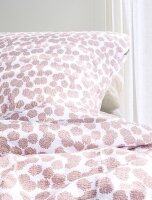 Irisette Seersucker Bettwäsche Set Easy 8587 1 Deckenbezug 155x200 cm + 1 Kissenbezug 80x80 cm rosa