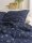 Irisette Seersucker Bettwäsche Set Easy 8603 1 Deckenbezug 155x220 cm + 1 Kissenbezug 80x80 cm blau