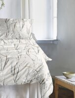 Irisette Seersucker Bettwäsche Set Easy 8648 1 Deckenbezug 135x200 cm + 1 Kissenbezug 80x80 cm natur