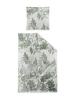 Irisette Seersucker Bettwäsche Set Easy 8649 1 Deckenbezug 155x220 cm + 1 Kissenbezug 80x80 cm grün