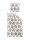 Irisette Seersucker Bettwäsche Set Easy-HK 8618 1 Deckenbezug 140x200 cm + 1 Kissenbezug 90x70 cm grau