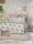 Irisette Seersucker Bettwäsche Set Easy-HK 8618 1 Deckenbezug 140x200 cm + 1 Kissenbezug 90x70 cm grau
