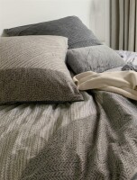 Irisette Edel-Feinbiber Bettwäsche Set Koala 8430 1 Deckenbezug 155x220 cm + 1 Kissenbezug 80x80 cm natur