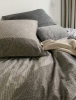 Irisette Edel-Feinbiber Bettwäsche Set Koala 8430 1 Deckenbezug 200x200 cm + 2 Kissenbezüge 80x80 cm natur