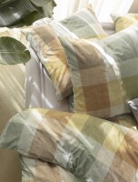 Irisette Edel-Feinbiber Bettwäsche Set Koala 8622 1 Deckenbezug 135x200 cm + 1 Kissenbezug 80x80 cm goldfarben