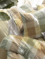 Irisette Edel-Feinbiber Bettwäsche Set Koala 8622 1 Deckenbezug 140x200 cm + 1 Kissenbezug 90x70 cm goldfarben