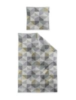 Irisette Edel-Feinbiber Bettwäsche Set Koala 8646 1 Deckenbezug 140x200 cm + 1 Kissenbezug 90x70 cm grün