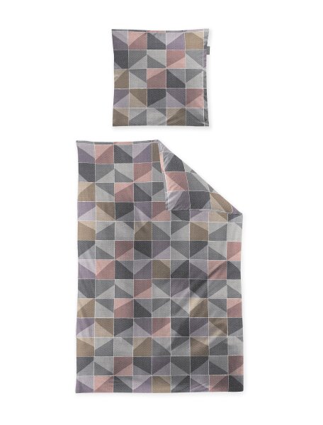 Irisette Edel-Feinbiber Bettwäsche Set Koala 8646 1 Deckenbezug 135x200 cm + 1 Kissenbezug 80x80 cm bunt