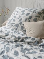 Irisette Edel-Feinbiber Bettwäsche Set Koala-HK 8588 1 Deckenbezug 140x200 cm + 1 Kissenbezug 90x70 cm blau