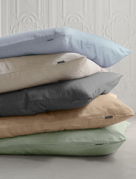 Irisette Lyocell-Satin Bettwäsche Set Lotus 8521 1 Deckenbezug 135x200 cm + 1 Kissenbezug 80x80 cm blau