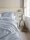 Irisette Lyocell-Satin Bettwäsche Set Lotus 8521 1 Deckenbezug 135x200 cm + 1 Kissenbezug 80x80 cm blau