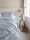 Irisette Lyocell-Satin Bettwäsche Set Lotus 8521 1 Deckenbezug 155x220 cm + 1 Kissenbezug 80x80 cm blau