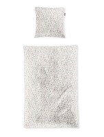 Irisette Mako-Satin Bettwäsche Set Tokio 8567 1 Deckenbezug 155x220 cm + 1 Kissenbezug 80x80 cm weiß