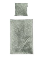 Irisette Mako-Satin Bettwäsche Set Tokio 8567 1 Deckenbezug 135x200 cm + 1 Kissenbezug 80x80 cm grün