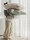 Irisette Mako-Satin Bettwäsche Set Tokio 8567 1 Deckenbezug 155x220 cm + 1 Kissenbezug 80x80 cm natur