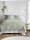 Irisette Mako-Satin Bettwäsche Set Tokio 8599 1 Deckenbezug 155x220 cm + 1 Kissenbezug 80x80 cm grün