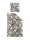 Irisette Mako-Satin Bettwäsche Set Wave 8528 1 Deckenbezug 155x220 cm + 1 Kissenbezug 80x80 cm grau