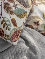 Irisette Mako-Satin Bettwäsche Set Wave 8528 1 Deckenbezug 155x220 cm + 1 Kissenbezug 80x80 cm bunt