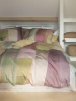 Irisette Mako-Satin Bettwäsche Set Wave 8592 1 Deckenbezug 135x200 cm + 1 Kissenbezug 80x80 cm bunt