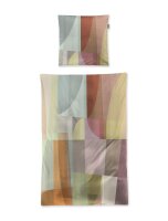 Irisette Mako-Satin Bettwäsche Set Wave 8592 1 Deckenbezug 135x200 cm + 1 Kissenbezug 80x80 cm bunt