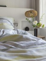 Irisette Mako-Satin Bettwäsche Set Wave 8610 1 Deckenbezug 140x200 cm + 1 Kissenbezug 90x70 cm grün