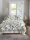 Irisette Mako-Satin Bettwäsche Set Wave 8623 1 Deckenbezug 155x200 cm + 1 Kissenbezug 80x80 cm grün