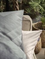Irisette Mako-Satin Bettwäsche Set Wave 8624 1 Deckenbezug 135x200 cm + 1 Kissenbezug 80x80 cm grau