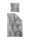 Irisette Mako-Satin Bettwäsche Set Wave 8624 1 Deckenbezug 140x200 cm + 1 Kissenbezug 90x70 cm grau