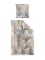 Irisette Mako-Satin Bettwäsche Set Wave 8624 1 Deckenbezug 155x220 cm + 1 Kissenbezug 80x80 cm bunt