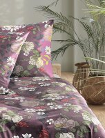 Irisette Mako-Satin Bettwäsche Set Wave 8625 1 Deckenbezug 140x200 cm + 1 Kissenbezug 90x70 cm bunt
