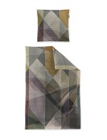 Irisette Mako-Satin Bettwäsche Set Wave 8639 1 Deckenbezug 140x200 cm + 1 Kissenbezug 90x70 cm bunt