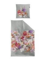 Irisette Mako-Satin Bettwäsche Set Wave 8669 1 Deckenbezug 135x200 cm + 1 Kissenbezug 80x80 cm grün