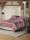 Irisette Mako-Satin Bettwäsche Set Wave 8761 1 Deckenbezug 155x220 cm + 1 Kissenbezug 80x80 cm rot
