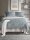 Irisette Mako-Satin Bettwäsche Set Wave-HK 8557 1 Deckenbezug 155x200 cm + 1 Kissenbezug 80x80 cm blau