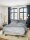 Irisette Mako-Satin Bettwäsche Set Wave-HK 8559 1 Deckenbezug 155x200 cm + 1 Kissenbezug 80x80 cm blau